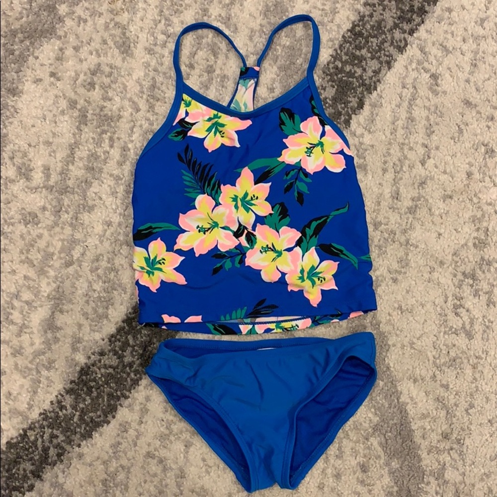 Old navy girls swim tankini size s